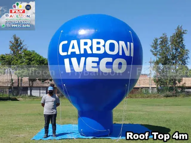 Balão inflável gigante promocional concessionária Carboni Iveco